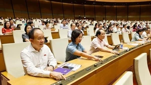 Une séance à l’Assemblée nationale. Photo : VNA. 