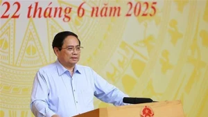 Le Première ministre Pham Minh Chinh lors de l'événement. Photo : VNA. 