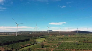 D’ici 2023, les sources d’énergie renouvelables ont représenté 13% de la production totale d’électricité du Vietnam. Photo : VNA