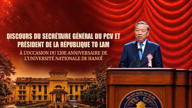 Discours du Secrétaire général du PCV et président de la République To Lam à l’occasion du 120e anniversaire de l’Université nationale de Hanoï