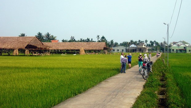 L'événement « Impressions du Vietnam à travers les zones patrimoniales » se déroule dans l'espace du restaurant The Field dans la province centrale de Quang Nam. Photo : baoquangnam.vn