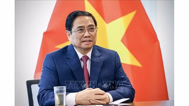 Le Premier ministre vietnamien, Pham Minh Chinh. Photo : VNA. 