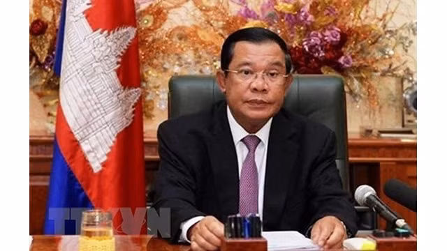 Le Premier ministre cambodgien Samdech Techo Hun Sen. Photo : VNA.