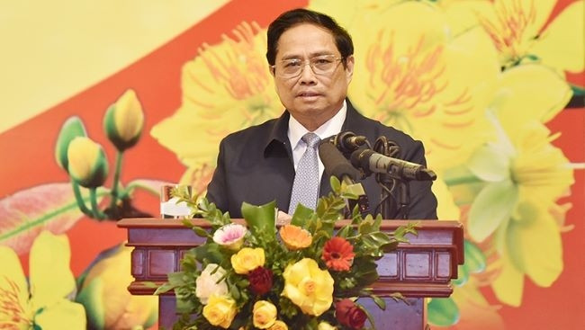 Le Premier ministre Pham Minh Chinh. Photo : Trân Hai/NDEL.