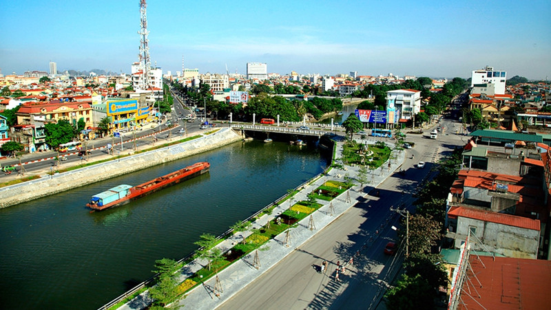 Un coin de la ville de Ninh Binh. Photo: kinhtemoitruong.vn