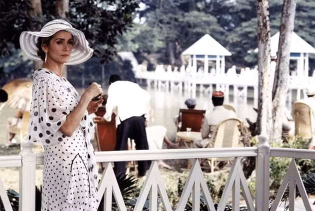 L’actrice Catherine Deuneuve dans le film “Indochine”. Photo: NDEL.