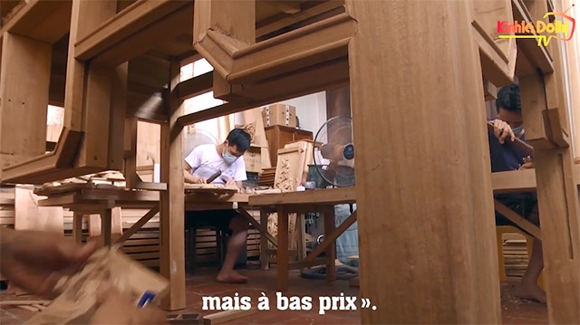 Le village de menuiserie Thuong Mao relance sa production après la pandémie