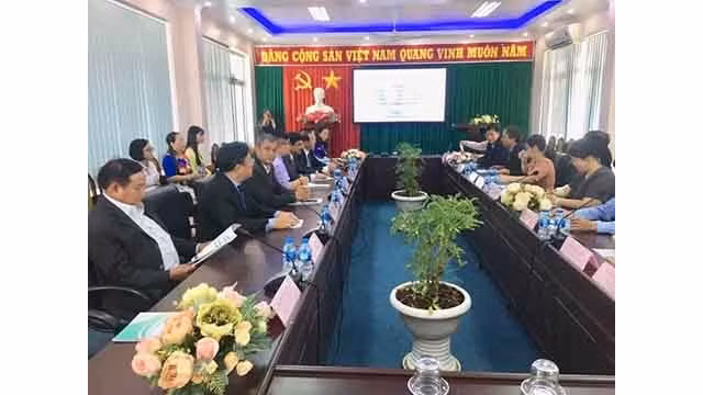 Vue générale de l'événement. Photo : Journal Thoi Dai.