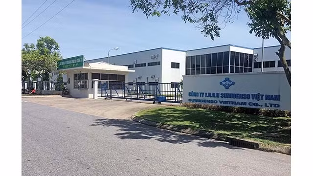 L'Usine Sumidenso dans le parc industriel de Dai An. Photo : Journal Dâu tu.
