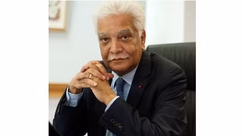 Jean Claude de l’Estrac, ancien ministre des AE de l’île Maurice, secrétaire général de la Commission de l’océan Indien, et candidat au secrétariat général de la Francophonie. Photo: CVN.