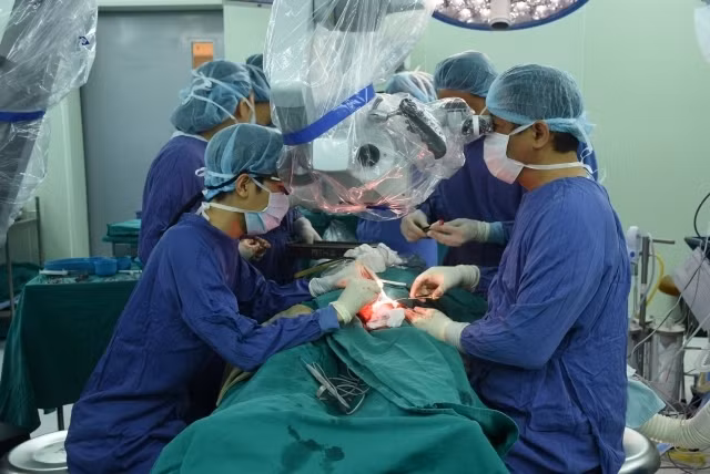 La santé du patient a été rapidement rétablie après la chirurgie. Photo: NDEL.