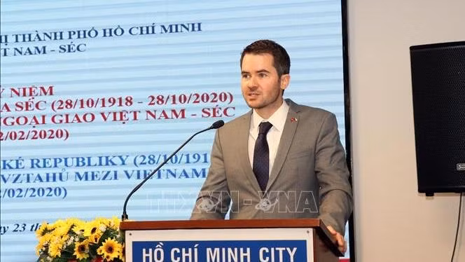 L’ambassadeur adjoint de la République tchèque au Vietnam, Lukas Musil. Photo : VNA