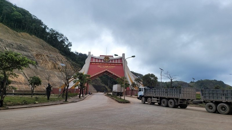 La porte-frontière de Cha Lo. Photo: thoidai.com.vn