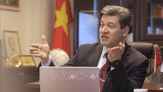 Le professeur Vladimir Kolotov de l’Université d’État de Saint-Pétersbourg. Photo : VNA.