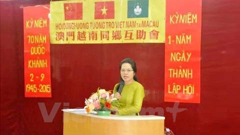 La consule générale adjointe du Vietnam à Hong Kong (Chine) et Macau (Chine), Vu Chi Mai, à la célébration. Photo: VNA.