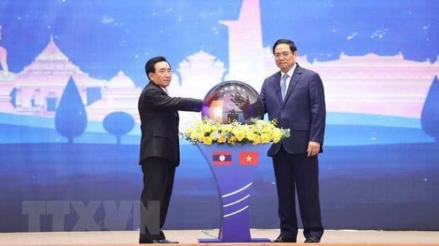 Lancement de l'Année croisée Vietnam - Laos et Laos - Vietnam 2022 en janvier. Photo : VNA.
