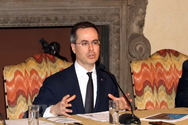 Le vice-président du groupe Piaggio, Matteo Colaninno. Photo: VNA.