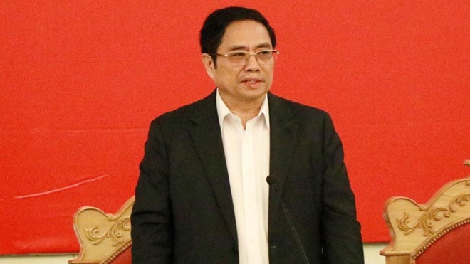 Pham Minh Chinh, chef du Sous-Comité de statuts du Parti. Photo : VNA