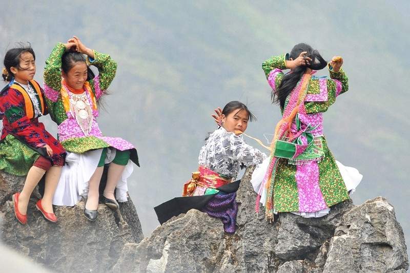 Les visiteurs peuvent capturer de belles images d'enfants partout.