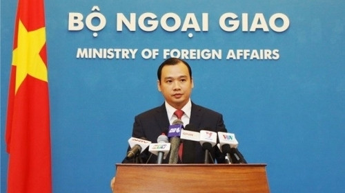 Le porte-parole du ministère vietnamien des AE, Lê Hai Binh. Photo: NDEL.