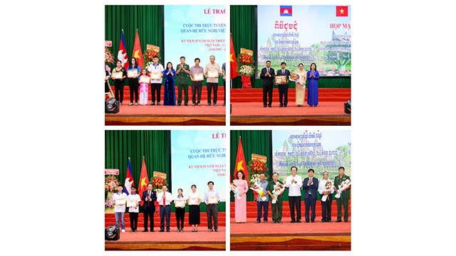 De nombreuses activités au programme pour célébrer le 55e anniversaire de l'établissement des relations diplomatiques entre le Vietnam et le Cambodge dans la ville de Cân Tho. Photo : Journal Thoi Dai.