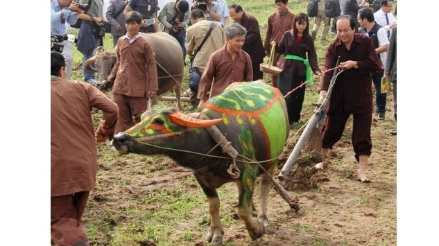 La fête des Labours ou «Tich Diên» exprime le souhait d'avoir une bonne récolte des Vietnamiens. Photo: NDEL.