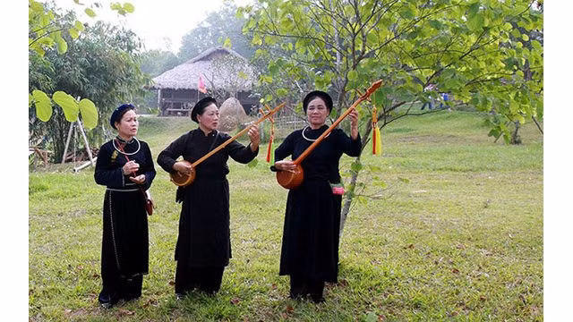 Les pratiques du chant "then". Photo : NDEL.