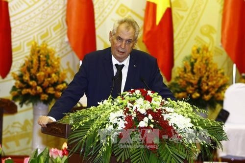 Le Président tchèque, Milos Zeman. Photo: VNA.