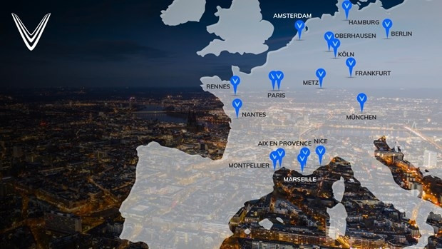 Des premiers centres de vente VinFast Store seront installés en Allemagne, en France et aux Pays-Bas. Photo : VNA.