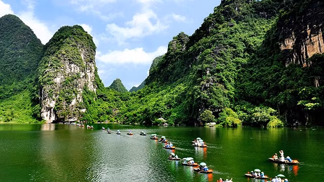 Un coin de Ninh Binh. Photo: dulichninhbinh