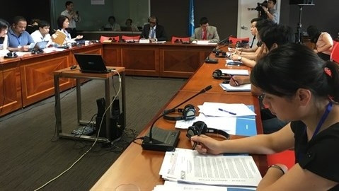 L'Étude économique et sociale sur l’Asie et le Pacifique 2016 a été rendue publique le 28 avril, à Hanoi. Photo: VNA.