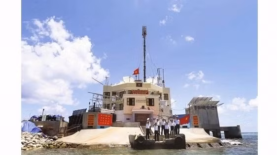 L’île Da Lat de l’archipel de Truong Sa. Photo: VNA.