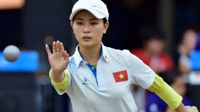 Nguyên Thi Thi a remporté une médaille de bronze en tir féminin. Photo : NDEL.