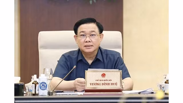 Le Président de l'Assemblée nationale vietnamienne, Vuong Dinh Huê. Photo : VNA.