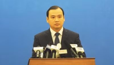 Le porte-parole du ministère des Affaires étrangères (AE) Lê Hai Binh. Photo: NDEL.