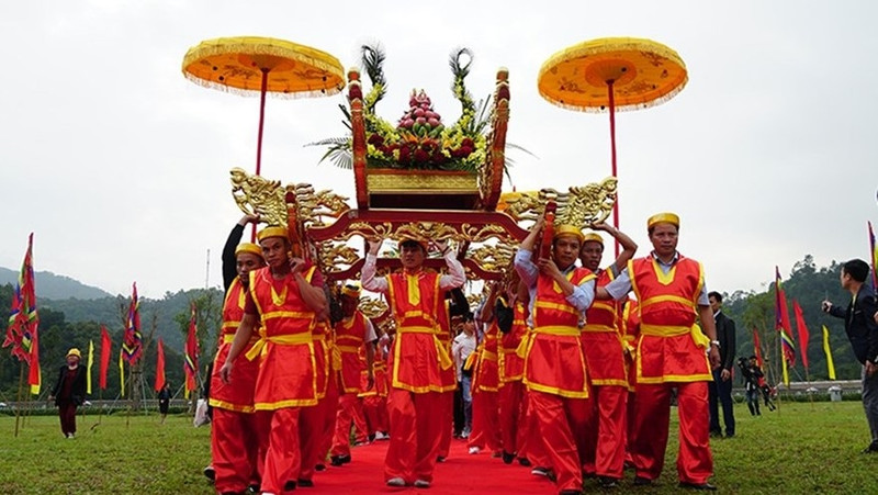 Cérémonie d'ouverture de la fête printanière de Yên Tu 2019. Photo: LD.