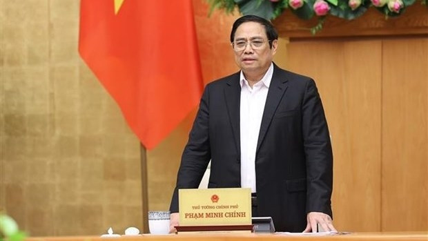 Le Premier ministre Pham Minh Chinh. Photo : VNA.