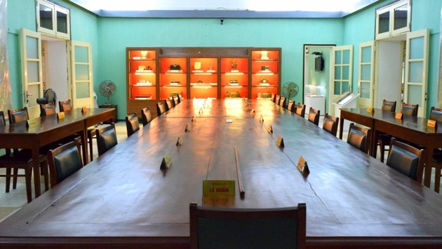 Salle de réunion du bureau politique et de la Commission militaire centrale du PCV. Photo: Minh Duy/NDEL.