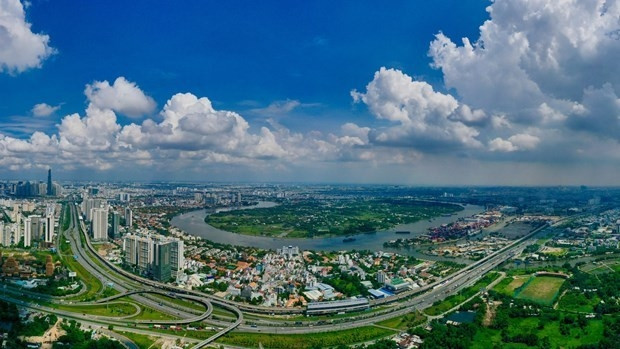 Hô Chi Minh-Ville vue d'en haut. Photo : vneconomy.vn