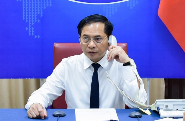 Le ministre vietnamien des Affaires étrangères, Bùi Thanh Son. Photo : VNA.