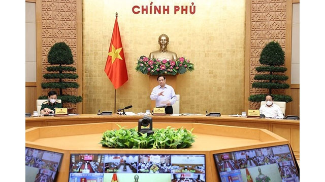 Le Premier ministre Pham Minh Chinh. Photo : VNA.