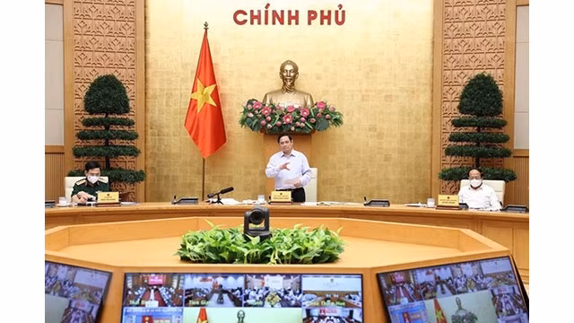 Le Premier ministre Pham Minh Chinh. Photo : VNA.