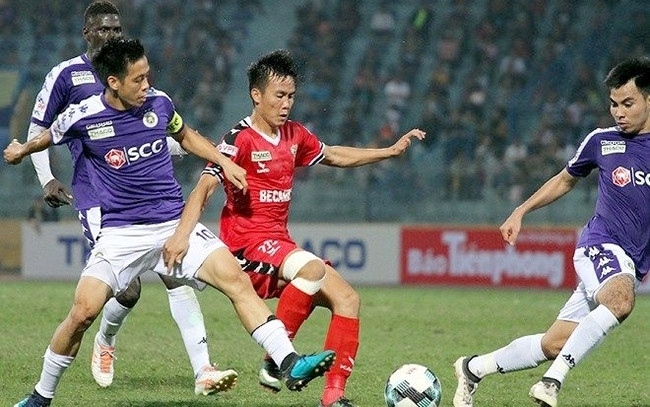Un match de V.League 2019. Photo : NDEL.