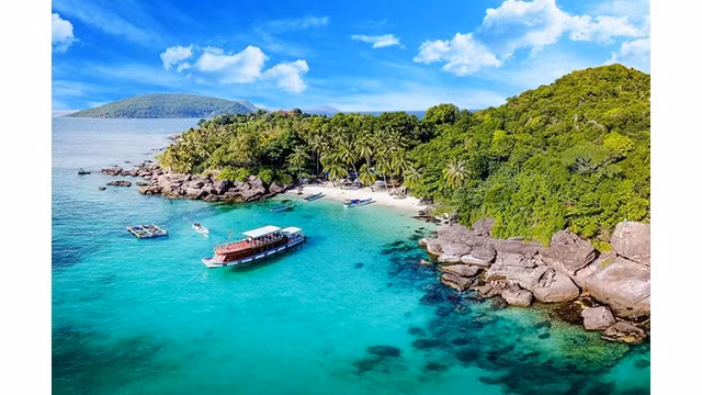 Un coin de l'île de Côn Dao. Photo : May Travel.