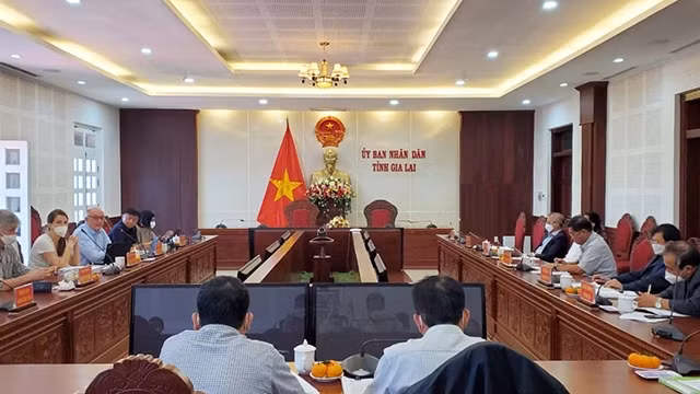 La vue générale de l'événement. Photo : Journal Thoi Dai.