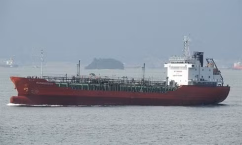 Le pétrolier vietnamien Sunrise 689. Photo: sggp.