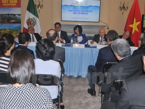Séminaire «L'APEC Vietnam 2017 - Rencontre avec le Mexique», organisée récemment par l'Ambassade vietnamienne à Mexico. Photo: VNA.