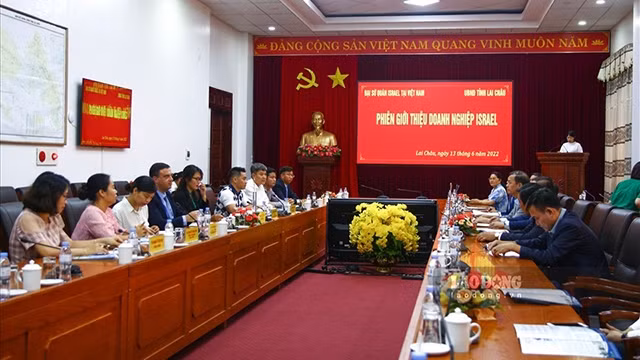 Séminaire « Solutions agricoles de haute technologie Israël - Lai Châu ». Photo : laodong.vn.