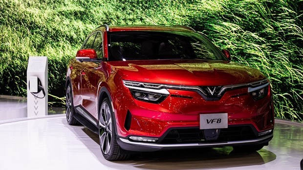 Le modèle VF 8. Photo : VNA.