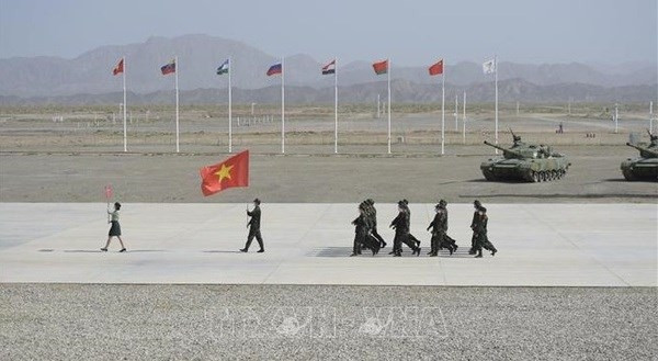 Après trois jours de compétitions, la délégation vietnamienne se classe au 8e rang parmi 43 pays et territoires du monde participant aux Army Games 2021. Photo : VNA. 